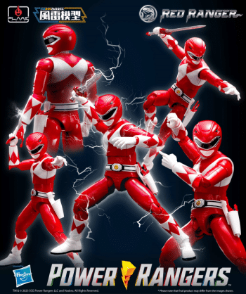 Mighty Morphin Power Rangers Furai Red Ranger Model Kit Pose 1