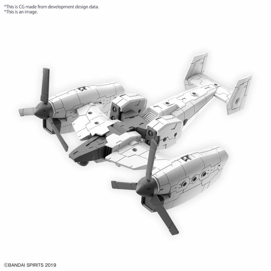 30 Minute Missions 1/144 Extended Armament Vehicle Tilt Rotor Ver Pose 2