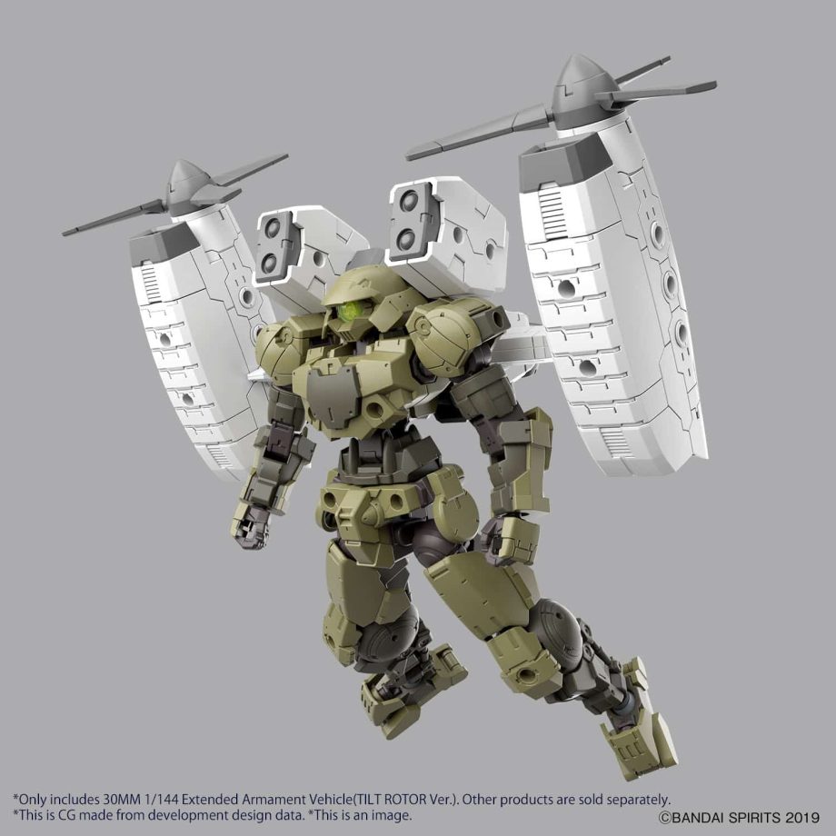 30 Minute Missions 1/144 Extended Armament Vehicle Tilt Rotor Ver Pose 5