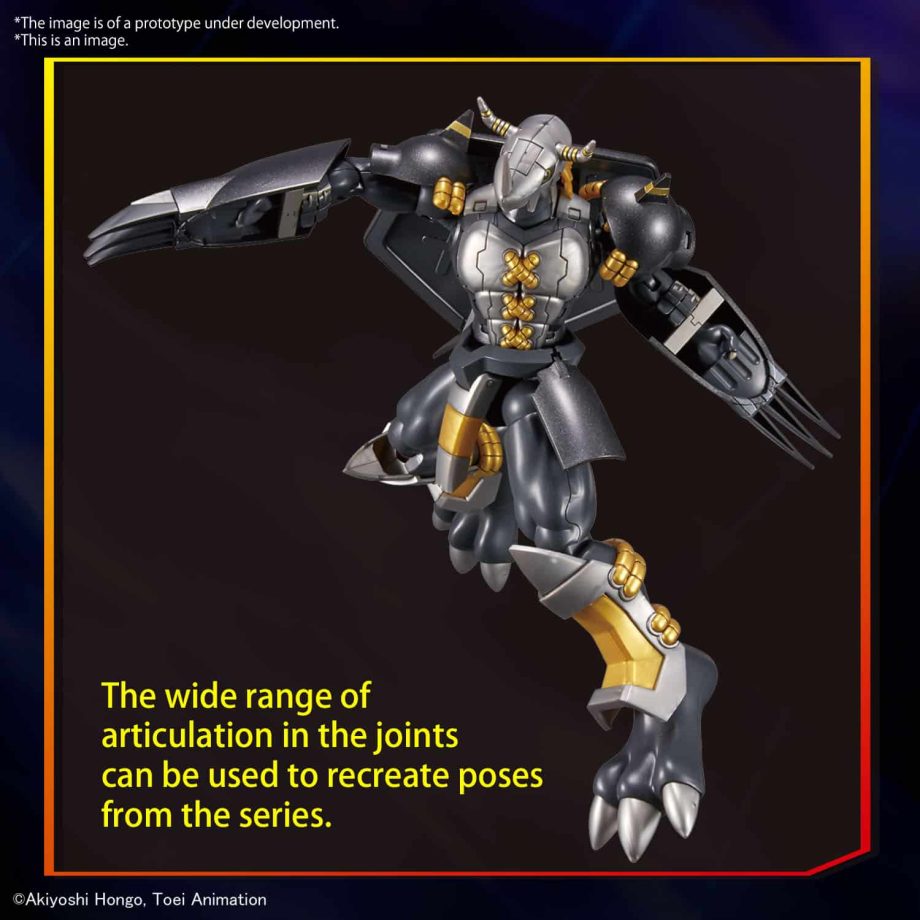 Digimon Black Wargreymon Figure-Rise Standard Pose 6