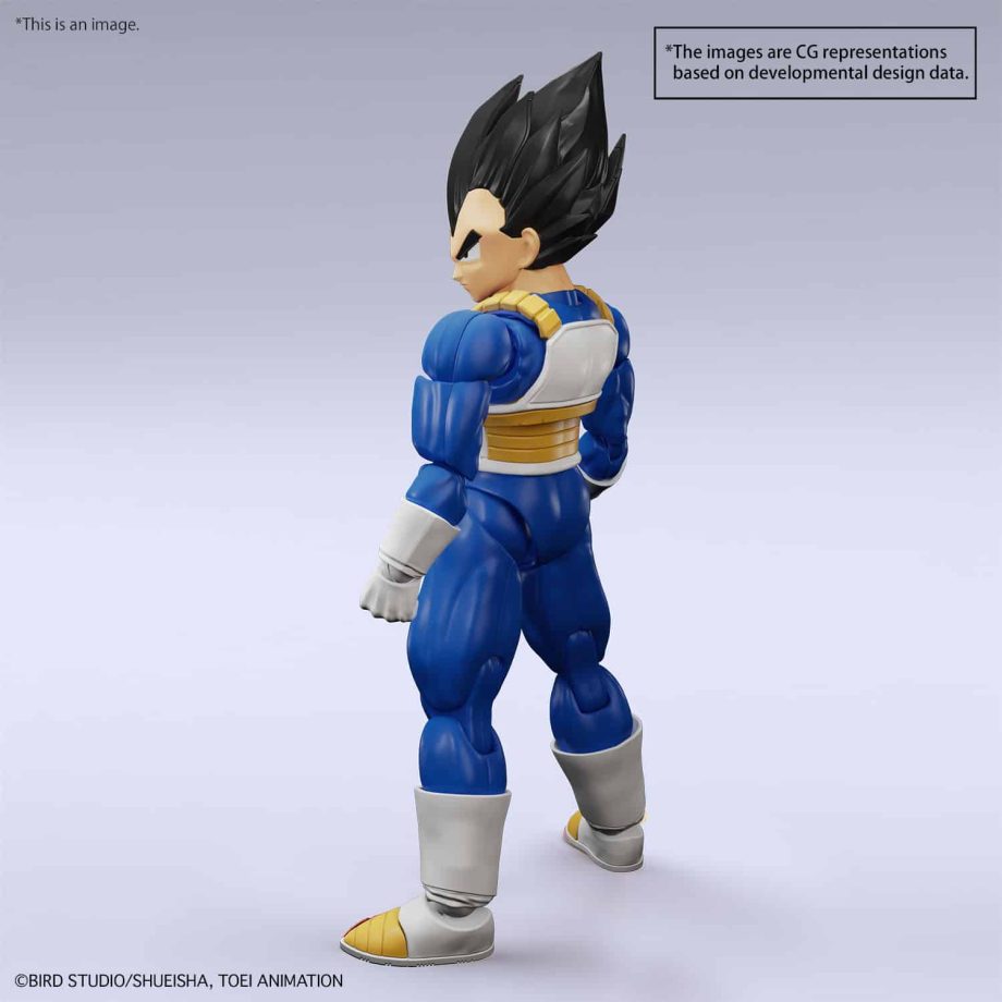 Dragon Ball Z Vegeta Figure-Rise Standard Model Kit New Spec Ver. Pose 3