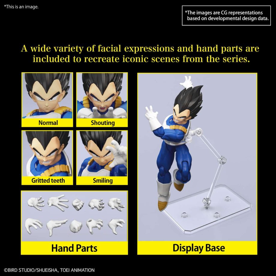 Dragon Ball Z Vegeta Figure-Rise Standard Model Kit New Spec Ver. Pose 8
