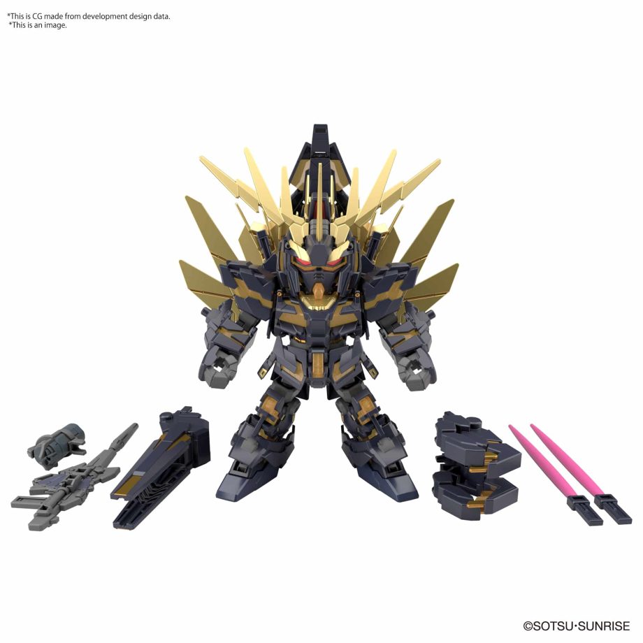 Unicorn Gundam 02 Banshee Destroy Mode & Banshee Norn Parts Set Pose 2
