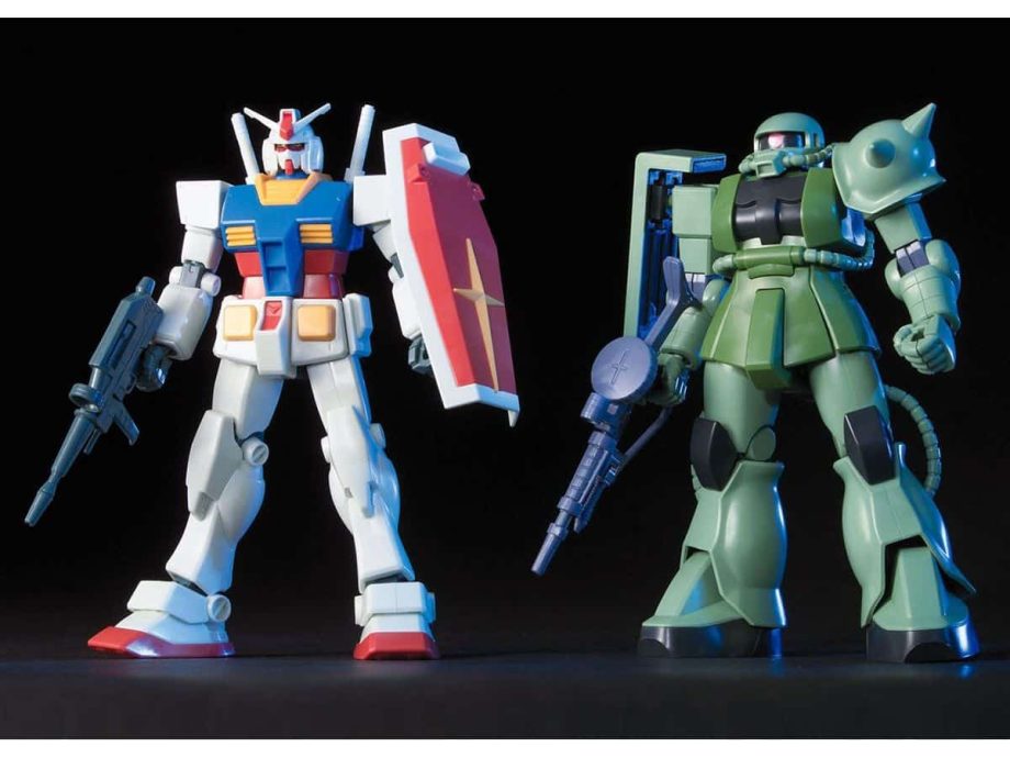 Gundam Universal Century 1/144 High Grade Gunpla Starter Kit Pose 1