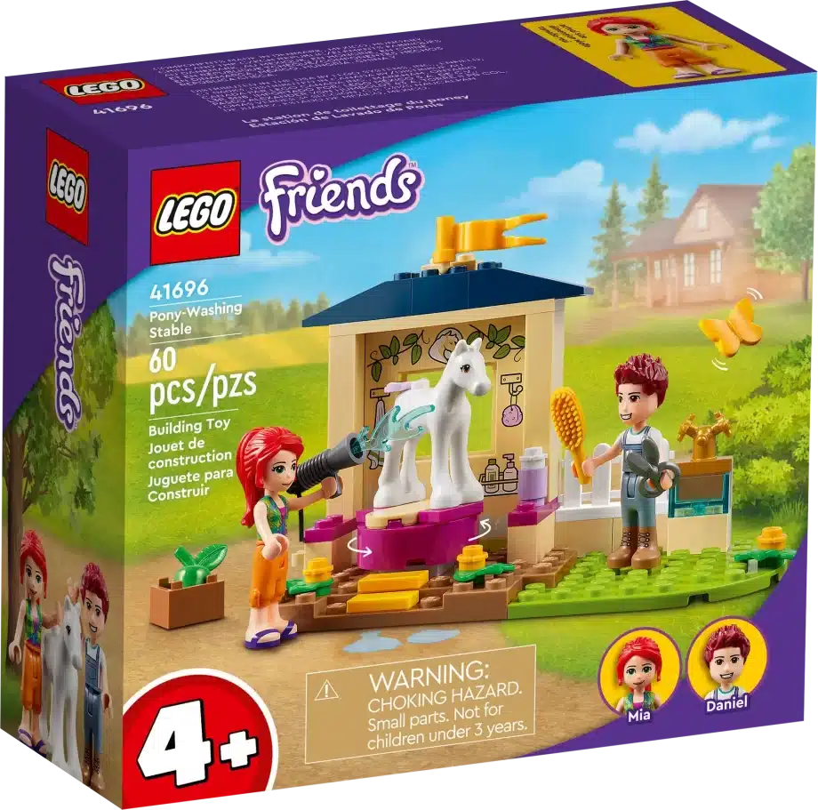 Lego Friends Pony Washing Stable Pose 2