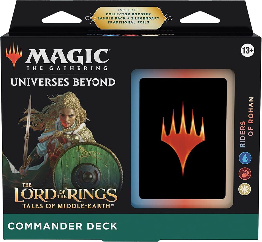 Magic The Gathering The Lord of The Rings Tales of Middle Earth Commander Deck Riders Of Rohan