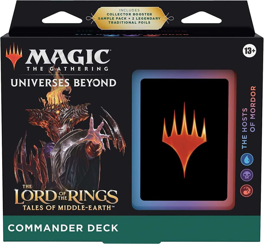 Magic The Gathering The Lord of The Rings Tales of Middle Earth Commander Deck The Hosts Of Mordor