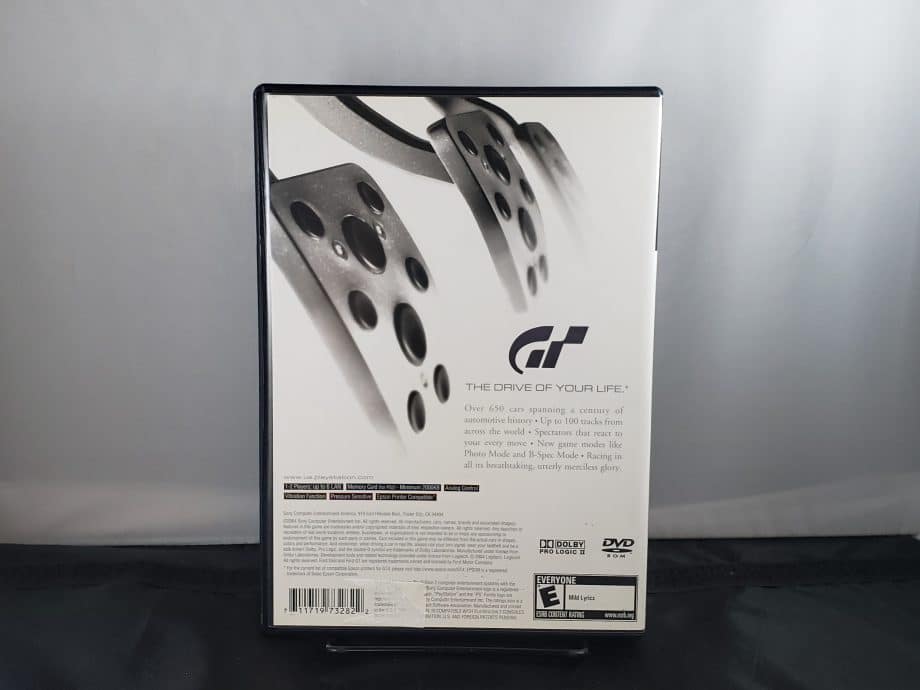 Gran Turismo 4 Back
